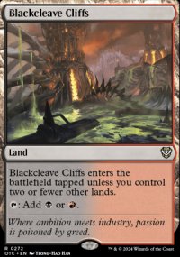 Blackcleave Cliffs - Outlaws of Thunder Junction Commander Decks