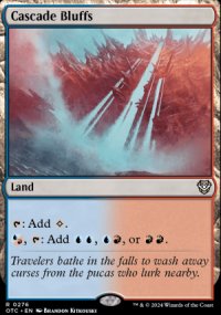 Cascade Bluffs - Outlaws of Thunder Junction Commander Decks