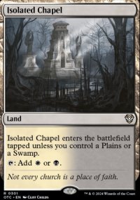 Isolated Chapel - Outlaws of Thunder Junction Commander Decks