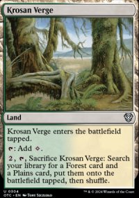 Krosan Verge - Outlaws of Thunder Junction Commander Decks