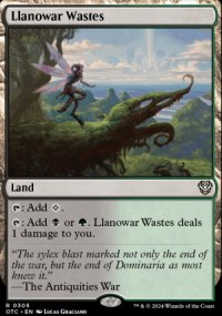 Llanowar Wastes - Outlaws of Thunder Junction Commander Decks