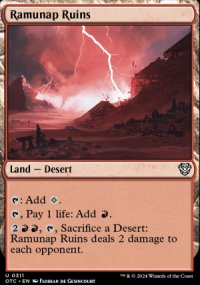 Ramunap Ruins - Outlaws of Thunder Junction Commander Decks