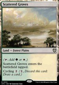 Scattered Groves - Outlaws of Thunder Junction Commander Decks