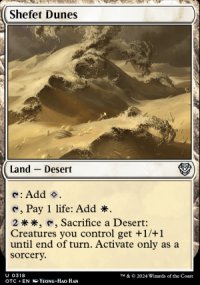 Shefet Dunes - Outlaws of Thunder Junction Commander Decks