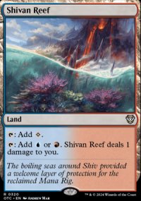 Shivan Reef - Outlaws of Thunder Junction Commander Decks