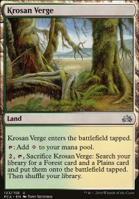 Krosan Verge - Planechase Anthology decks