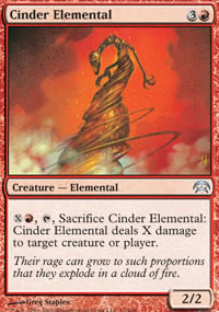 Cinder Elemental - Planechase decks