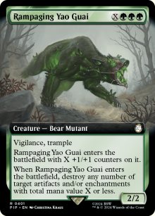 Rampaging Yao Guai 2 - Fallout