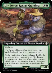 Lily Bowen, grand-mre enrage - 