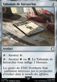 Talisman de hirarchie - 