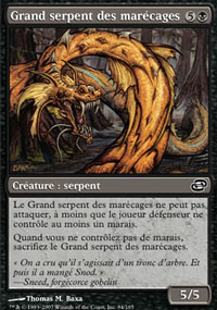 Grand serpent des marcages - 