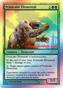 Fruitcake Elemental - 