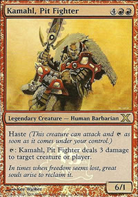 Kamahl, Pit Fighter - Misc. Promos