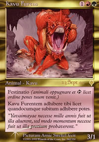 Raging Kavu - Prerelease Promos