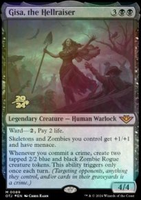 Gisa, the Hellraiser - Prerelease Promos