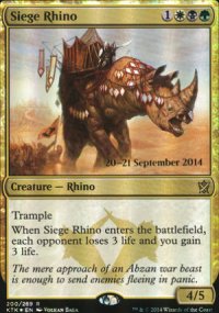 Rhinocros de sige - 