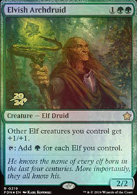Archidruide elfe - Prerelease Promos