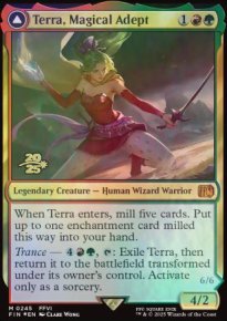 Terra, guerrire magitech<br>Terra, hritiere du sang des chimres