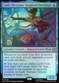 Lady Octopus, inventrice inspire - Prerelease Promos
