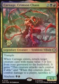Carnage, chaos carlate - Prerelease Promos