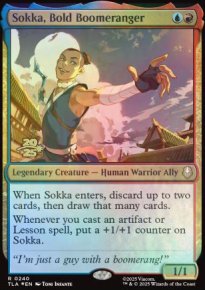 Sokka, Bold Boomeranger - Prerelease Promos