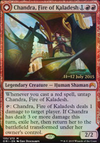 Chandra, feu de Kaladesh<br>Chandra, flamme rugissante
