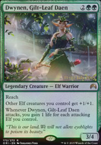 Dwynen, Gilt-Leaf Daen - Prerelease Promos