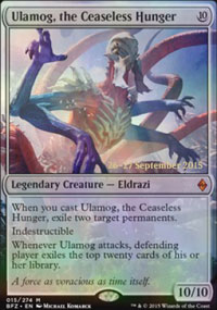 Ulamog, the Ceaseless Hunger - Prerelease Promos