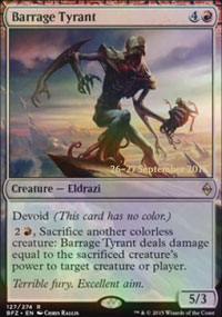 Barrage Tyrant - Prerelease Promos