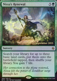 Nissa's Renewal - Prerelease Promos