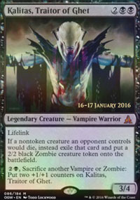 Kalitas, Traitor of Ghet - Prerelease Promos