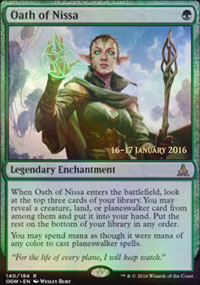 Oath of Nissa - Prerelease Promos