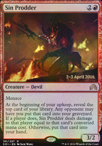 Sin Prodder - Prerelease Promos