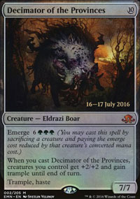 Decimator of the Provinces - Prerelease Promos