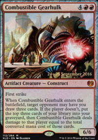 Combustible Gearhulk - Prerelease Promos