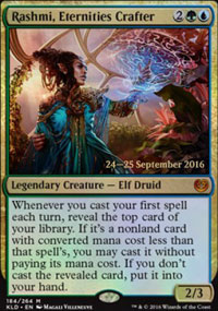 Rashmi, Eternities Crafter - Prerelease Promos