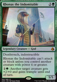 Rhonas the Indomitable - Prerelease Promos