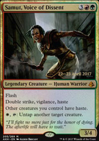 Samut, Voice of Dissent - Prerelease Promos