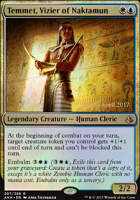 Temmet, Vizier of Naktamun - Prerelease Promos