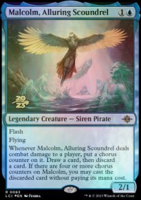 Malcolm, Alluring Scoundrel - Prerelease Promos