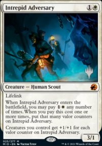 Intrepid Adversary - Planeswalker symbol stamped promos