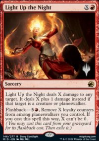 clairer la nuit - Planeswalker symbol stamped promos