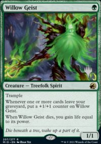 Willow Geist - Planeswalker symbol stamped promos