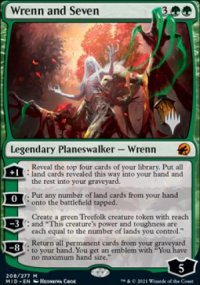 Wrenn and Seven - Planeswalker symbol stamped promos