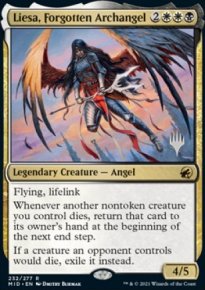 Liesa, Forgotten Archangel - Planeswalker symbol stamped promos