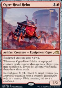 Ogre-Head Helm - Planeswalker symbol stamped promos