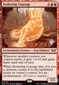 Courage perptuel - Planeswalker symbol stamped promos