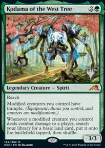 Kodama of the West Tree - Planeswalker symbol stamped promos