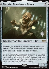 Marvin, mimique meurtrier - Planeswalker symbol stamped promos