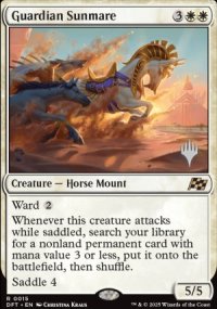 Jument solaire gardienne - Planeswalker symbol stamped promos